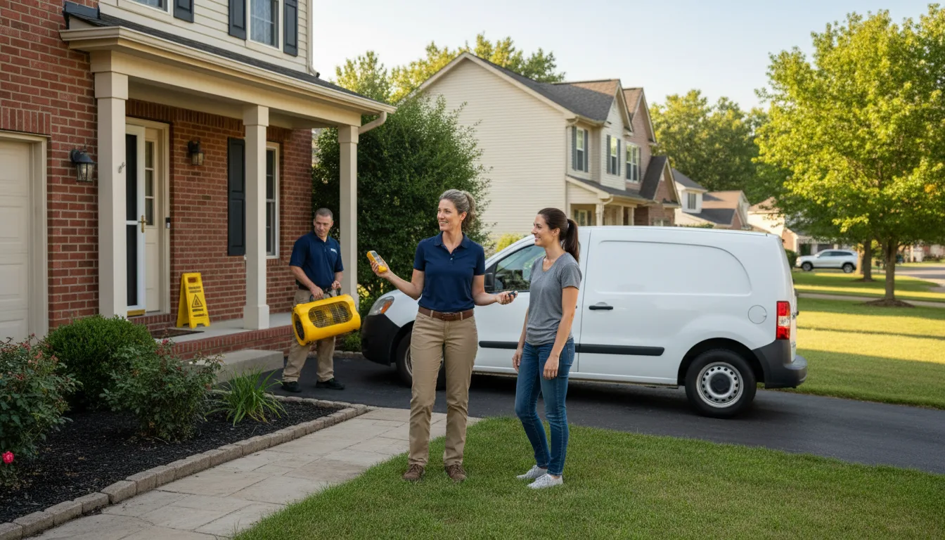Residential water damage restoration in Calhoun, LA